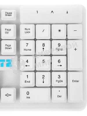 Клавиатура проводная Defender GK-172, USB, белый