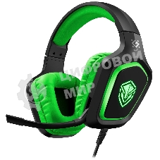 Гарнитура Defender Hinderer чёрный, проводная, подсветка