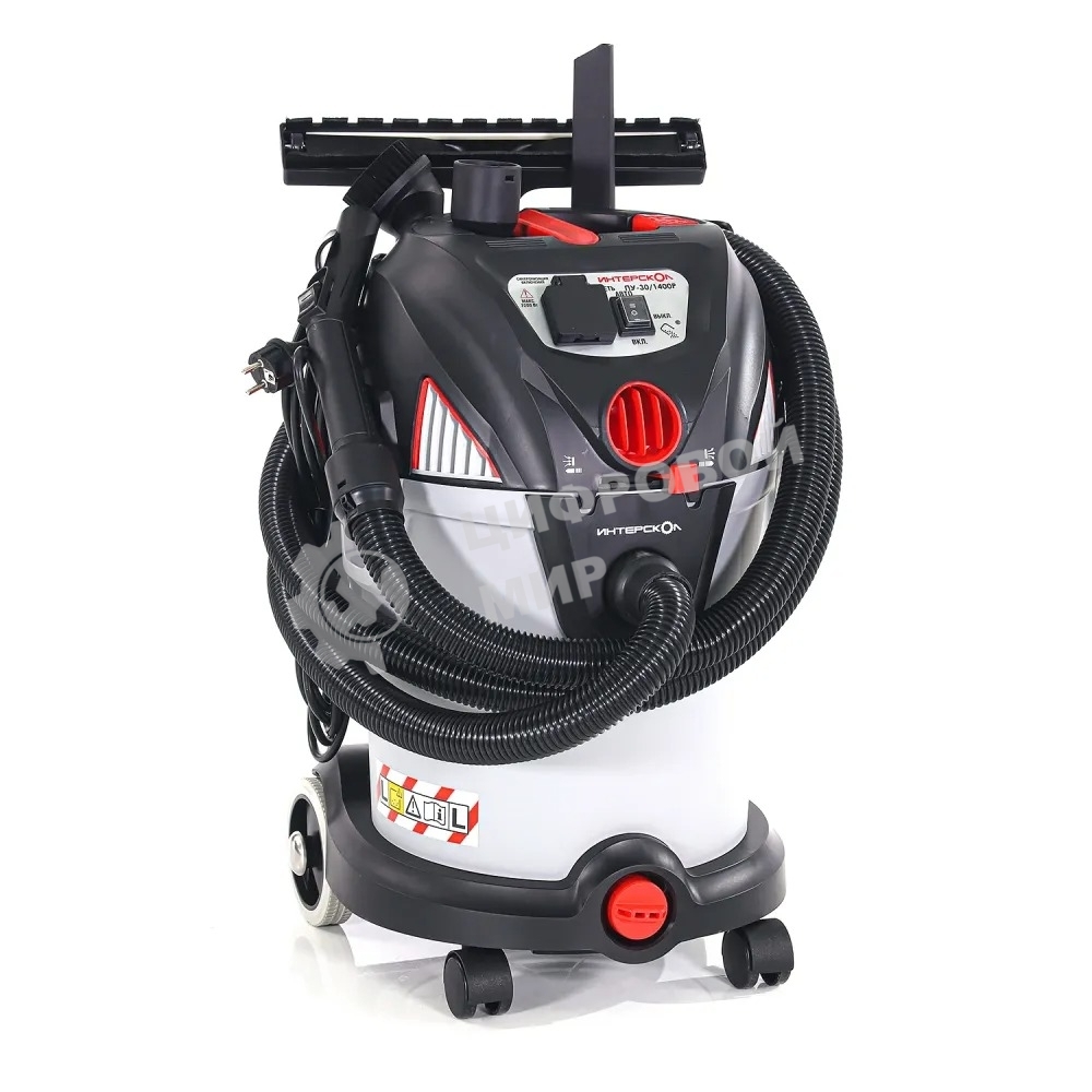 Строительный пылесос INTERSKOL PU-30/1400PE