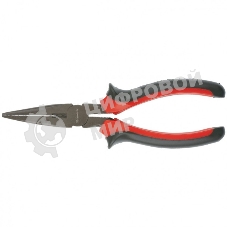 Длинногубцы Matrix 17158 черный Nickel, 160 мм, прямые, двухкомпонентные рукоятки