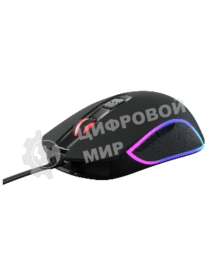 Мышь проводная GMNG 730GM черный, 12000 dpi, USB, кнопки - 7