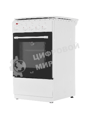 Плита комбинированная Cezaris ПГЭ 1000-03 белый, конфорок 4 шт, духовка 45 л, 51 см x 85 см x 52 см