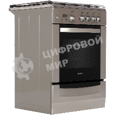 Плита газовая Gefest ПГ 6100-03 0004 серебристый, конфорок 4 шт, духовка 52 л, 60 см x 85 см x 60 см