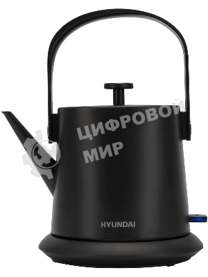 Чайник электрический Hyundai HYK-S2042 0.6 л, 1000 Вт, черный