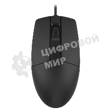 Мышь проводная A4Tech OP-330 черный, 1200 dpi, USB, кнопки - 3