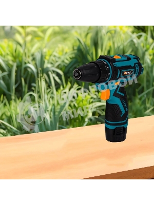 Дрель-шуруповерт Bort BAB-12x2Li-F, 12 В, 1,5 Ач, 36 Нм, щеточный