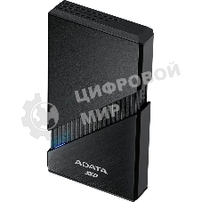 Внешний SSD ADATA SE920, 1Tb, USB 4 Type-C, R/W 3800/3700, черный
