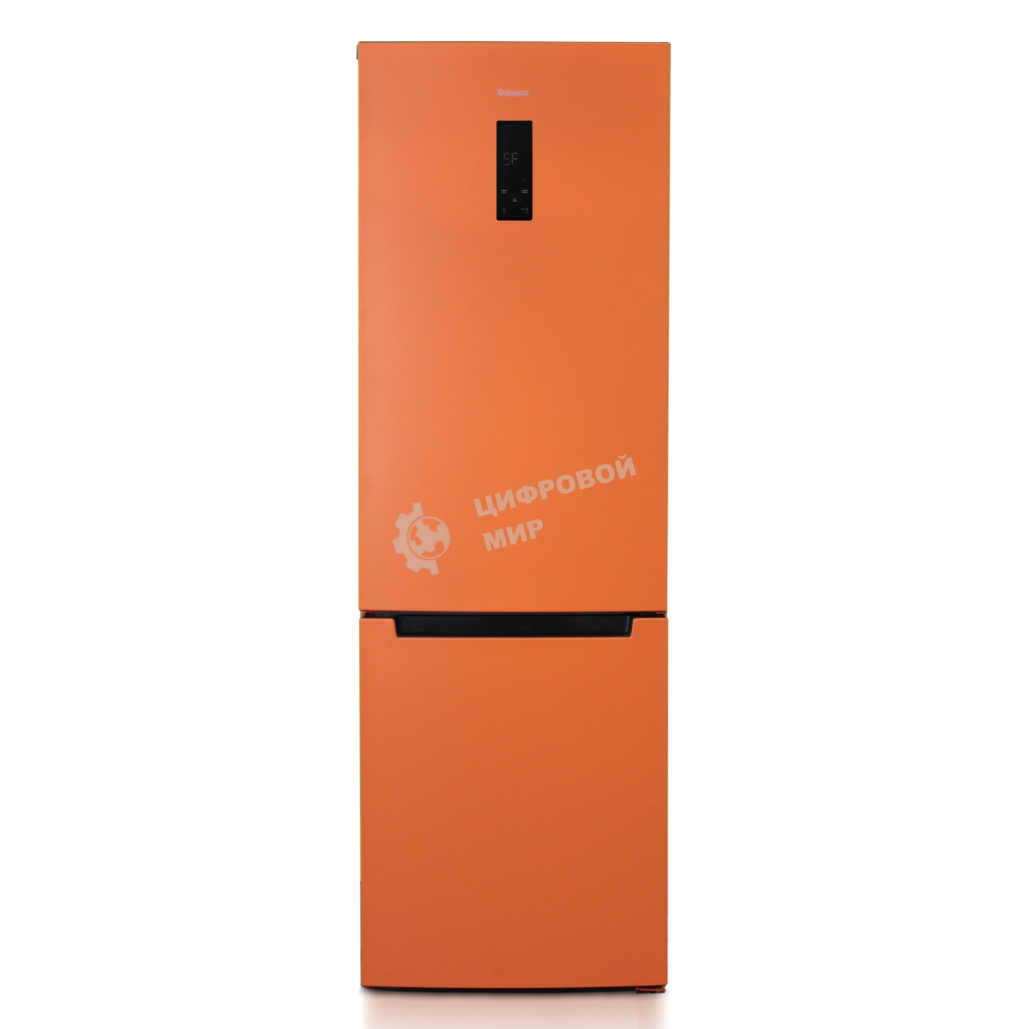 Холодильник Бирюса Б-T960NF оранжевый двухкамерный 240/100 л морозилка снизу, No Frost