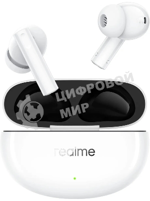 Наушники TWS Realme Buds Air 5 белый, внутриканальные, Bluetooth, активное шумоподавление, до 38 ч