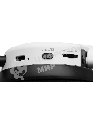 Гарнитура Bloody GR370 белый, беспроводная + проводная, Bluetooth, до 45 ч, подсветка