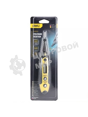 Индикаторная отвертка-тестер напряжения цифровая Deli DL8005 (12-250 В)