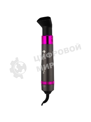 Фен-щётка LEONORD LE-1211 черный/розовый, 1200 Вт, ионизация