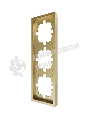 Рамка 3-мест. горизонт. ZIMA зол. LEZARD 704-3600-148