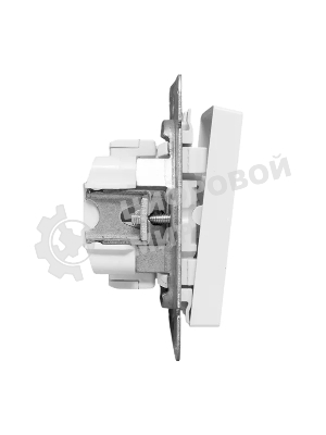 Механизм выключателя EKF UP1-SWW-12 одноклавишный, перекрестный, белый Эпика
