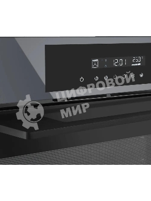 Шкаф духовой электрический Maunfeld AEOD60103G1, 60л, дверца с 3 стеклами, графит