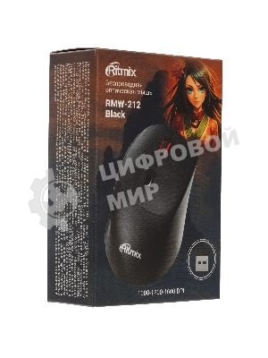 Мышь беспроводная Ritmix RMW-212 Black