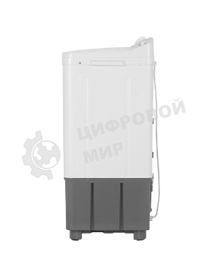 Стиральная машина Славда WS-60РЕТ белый/серый, загрузка вертикальная 6 кг, 1350 об/мин, класс: А