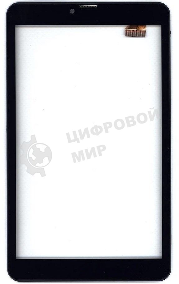 Сенсорное стекло (тачскрин) для Irbis TZ841, черное с рамкой