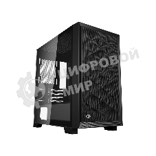 Компьютерный корпус без блока питания PCCooler C3D310 BK, Mesh Mid Tower, Black, TG, 0.6 SPCC, no fans mATX, mITX 165/350/200мм 3x2.5