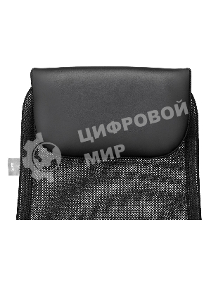 Кресло Бюрократ CH-607 TW-01 черный, сетка, подголовник