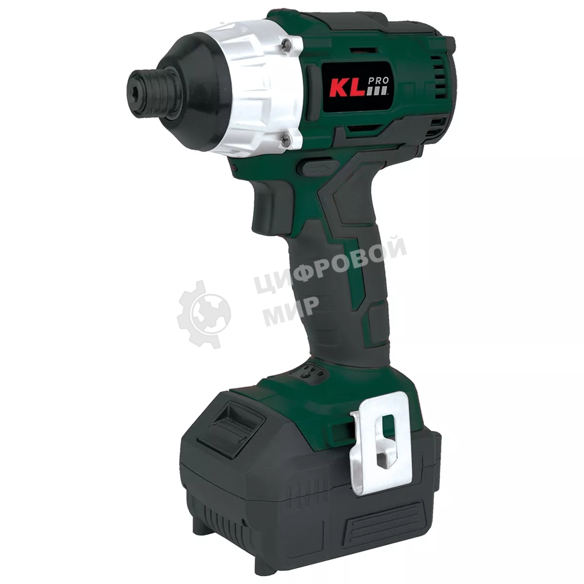 Профессиональный бесщеточный винтоверт аккумуляторный KLPRO KLDV18B-80 (18В, Li-ion-2шт, 8.0А·ч, 180Нм, 2 скорости, подсветка,З/У,в кейсе)