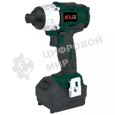 Профессиональный бесщеточный винтоверт аккумуляторный KLPRO KLDV18B-80 (18В, Li-ion-2шт, 8.0А·ч, 180Нм, 2 скорости, подсветка,З/У,в кейсе)