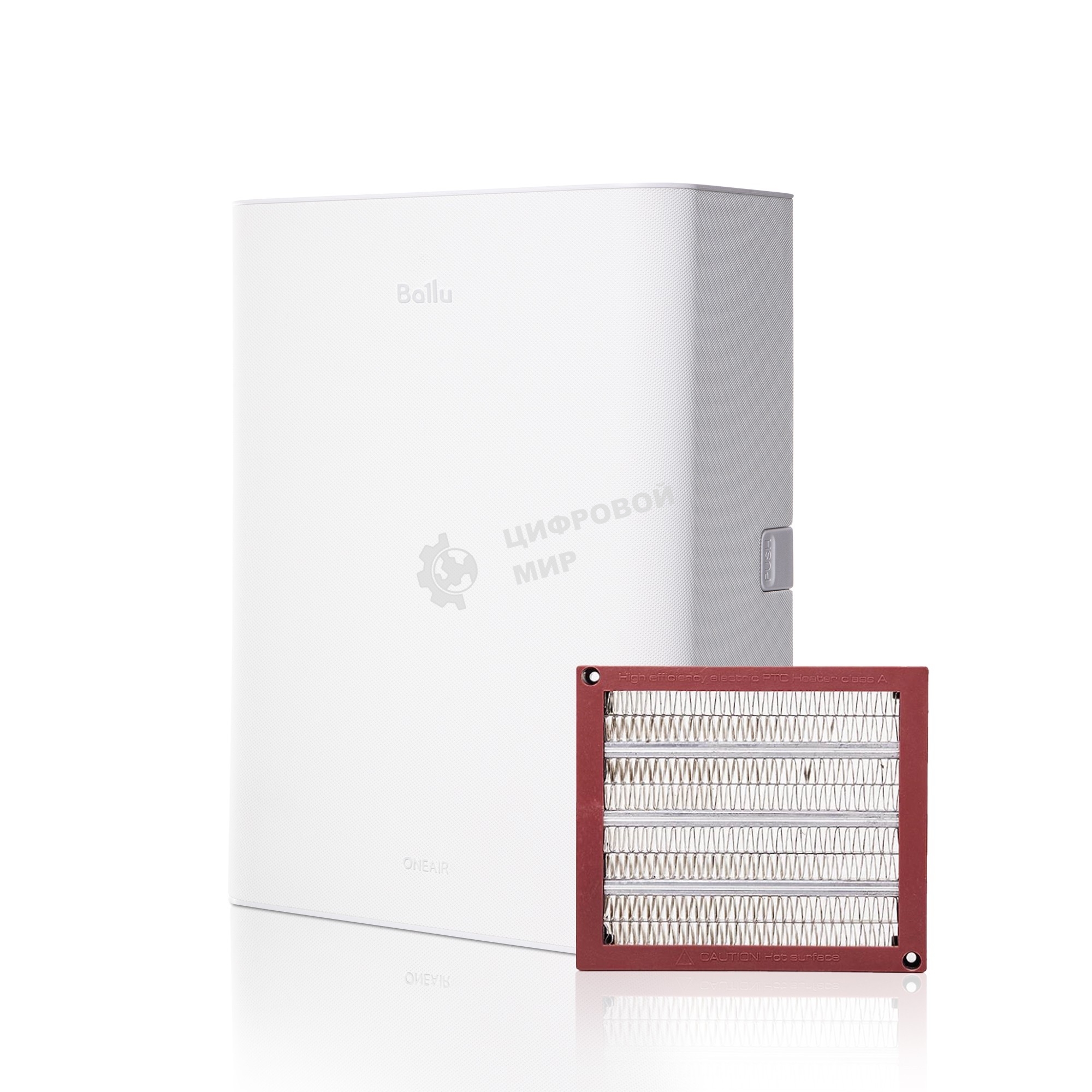 Очиститель воздуха Ballu ONEAIR ASP-100WH белый, 40 м², HEPA-фильтр