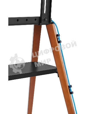 Подставка для телевизора Cactus CS-ST3647BKWN черный/орех, 49