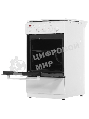 Плита комбинированная Cezaris ПГЭ 1000-03 белый, конфорок 4 шт, духовка 45 л, 51 см x 85 см x 52 см