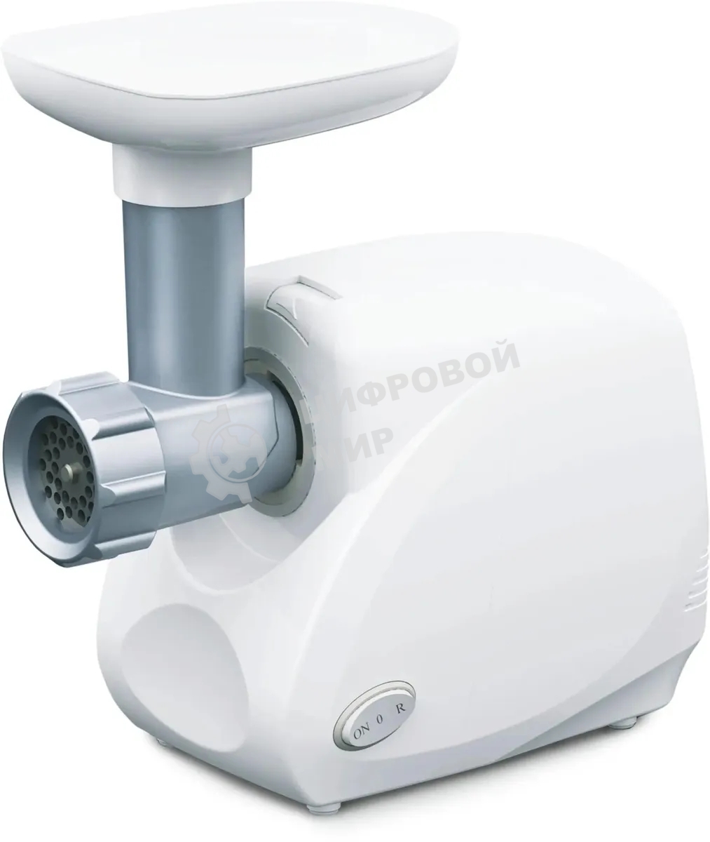 Мясорубка электрическая Ротор Классик-Р ЭМШ 35/300-4 белый, 1500 Вт, 0.6 кг/мин, реверс, насадки - 4