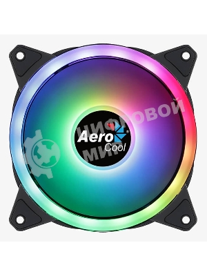 Вентилятор для корпуса Aerocool/Formula Duo 12 черный, 120 мм, 1000 об/мин, 19.7 дБ, 6 pin