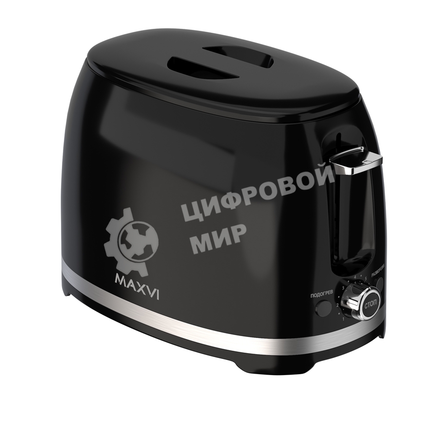 Тостер Maxvi KT821P черный