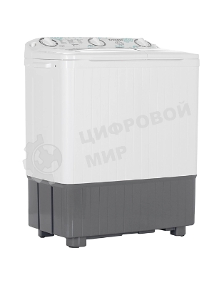 Стиральная машина Славда WS-60РЕТ белый/серый, загрузка вертикальная 6 кг, 1350 об/мин, класс: А