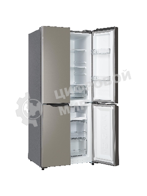 Холодильник Бирюса CD 405 I нержавеющая сталь двухкамерный 289/130л морозилка снизу Side by Side