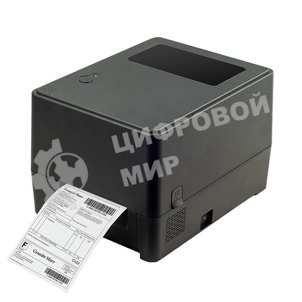 Принтер этикеток Bsmart BS460T термотрансферный, 300 dpi, 152 мм/сек, USB, RS-232, Ethernet, черный