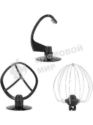 Кухонная машина Rondell RDE-1405 планетар.вращ. 1800Вт серебристый