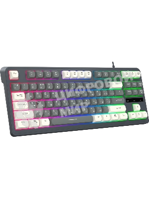 Клавиатура Oklick 711G проводная, USB Type-A, серый