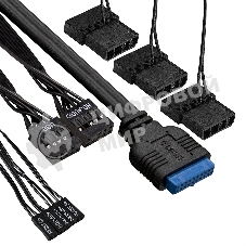 Компьютерный корпус Miditower ExeGate EVO-9205-NPX600 (ATX, БП 600NPX с вент. 12 см, с окном, 1*USB+1*USB 3.0, аудио, 3 вент. 12см с RGb подсветкой)