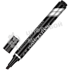 Маркер перманентный Deli Think EU10120, скошенный пишущий наконечник, 2-5мм, черный