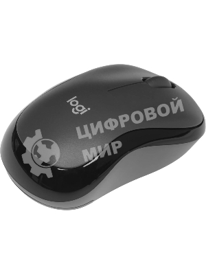 Мышь беспроводная Logitech M220 SILENT черный/серый, 1000 dpi, радиоканал, USB, кнопки - 3