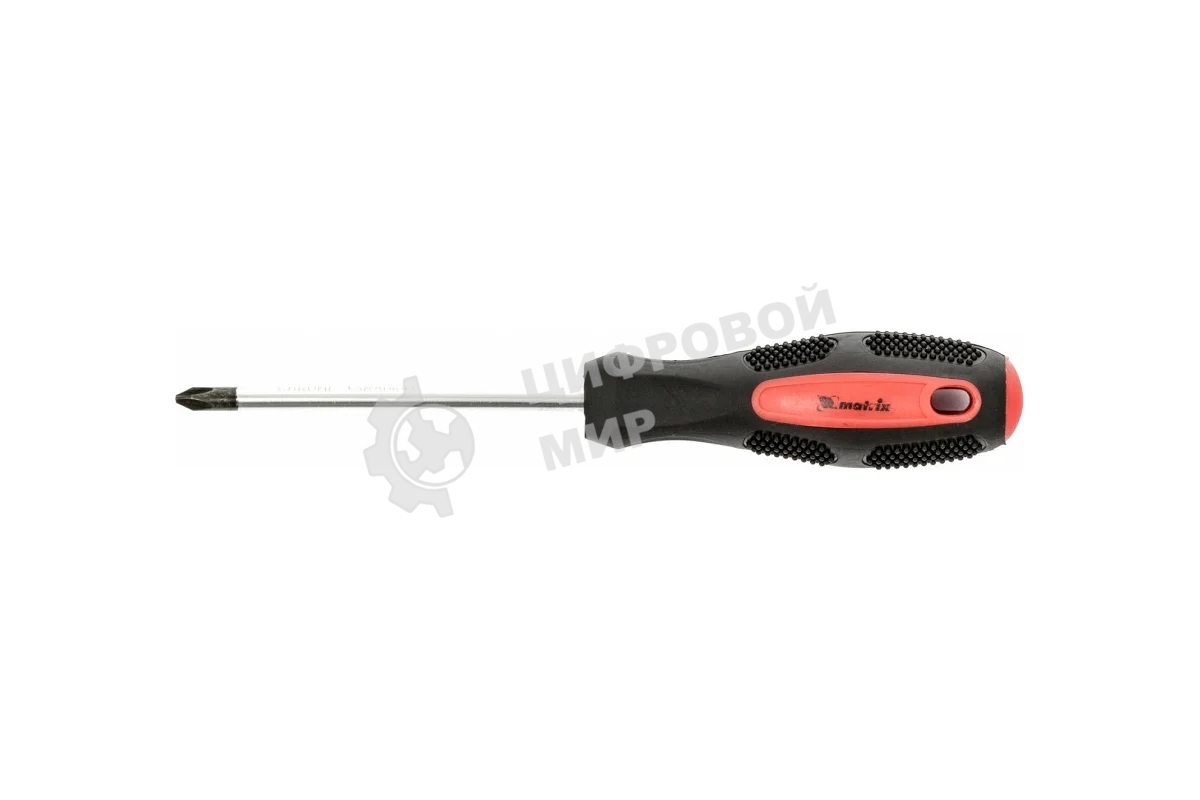 Отвертка Matrix Anti-Slip 12248 PH2 х 100 мм, CrV, двухкомп. рукоятка