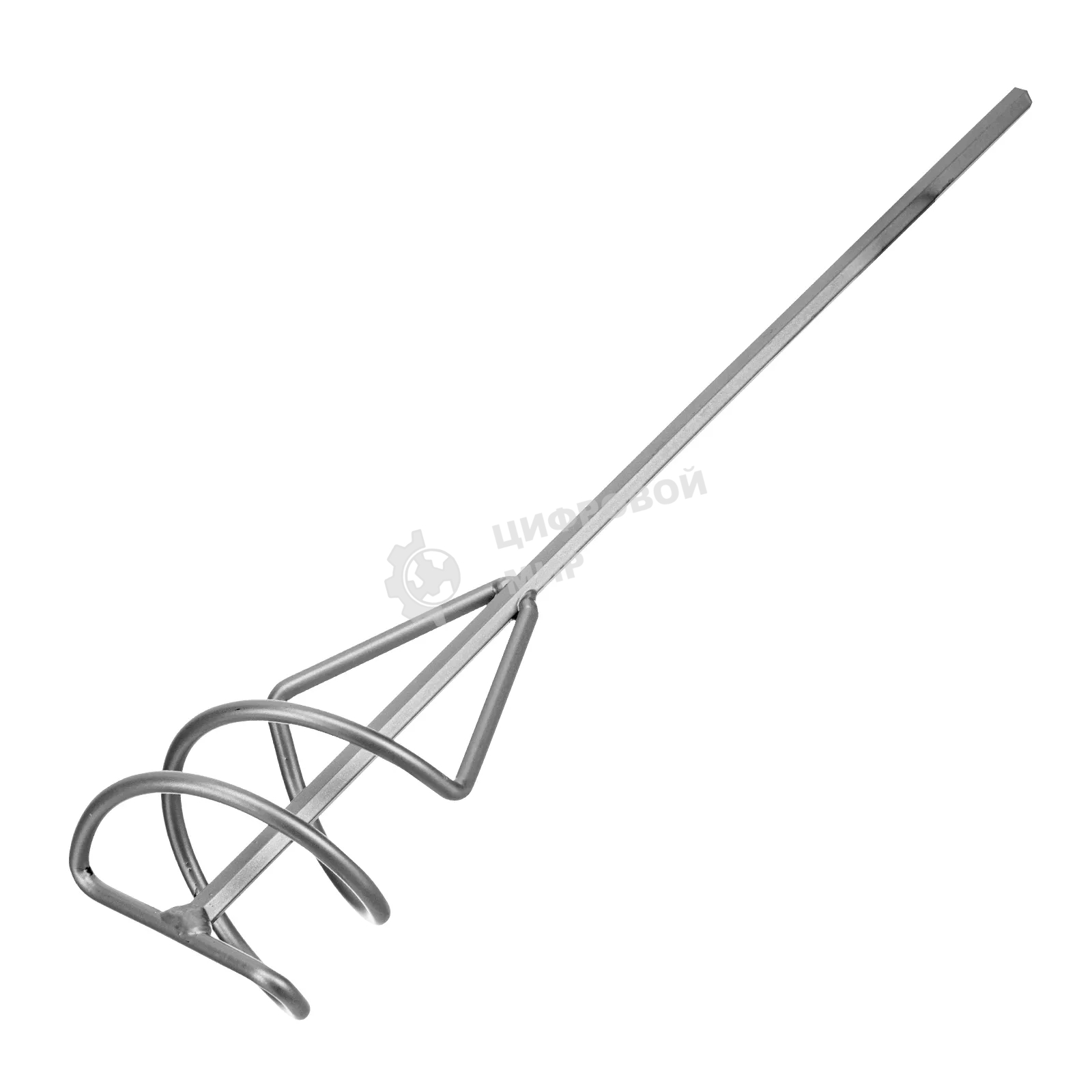 Миксер Сибртех для строительных смесей, 80х9х400 мм, шестигранный хвостовик