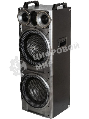 Минисистема SUPRA SMB-2150 черный 1200Вт FM USB BT SD (в комплекте: активн.+пассив.колонки)