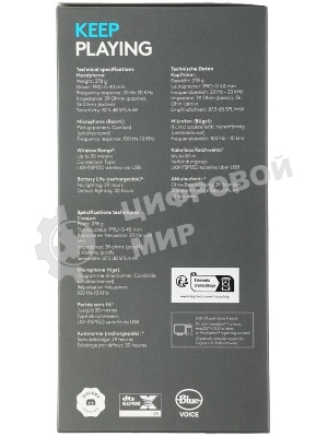 Гарнитура Logitech G733 чёрный, беспроводная, 2.4 ГГц, до 29 ч, LIGHTSYNC RGB