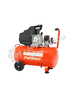 Компрессор Patriot EURO 50/2601.8кВт 220В 260л/мин 50л выход быстросъем елочка 8мм