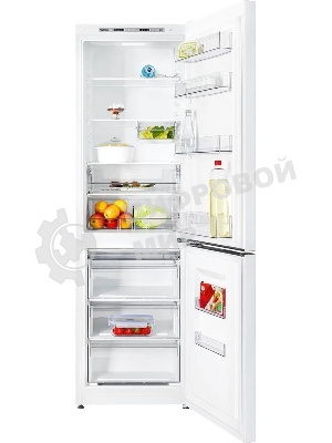Холодильник Atlant XM 6624-109 белый двухкамерный 228/119л морозилка снизу