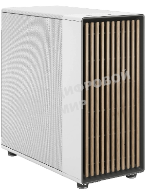 Компьютерный корпус без блока питания Fractal Design North XL, Full-Tower, 3x140мм, 2xUSB-A 3.2 + 1xUSB 3.2 Type-C E-ATX, ATX, mATX, mITX Wood panel, Chalk белый