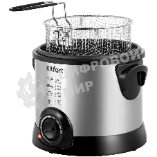 Фритюрница Kitfort KT-2011 1200Вт серебристый/черный