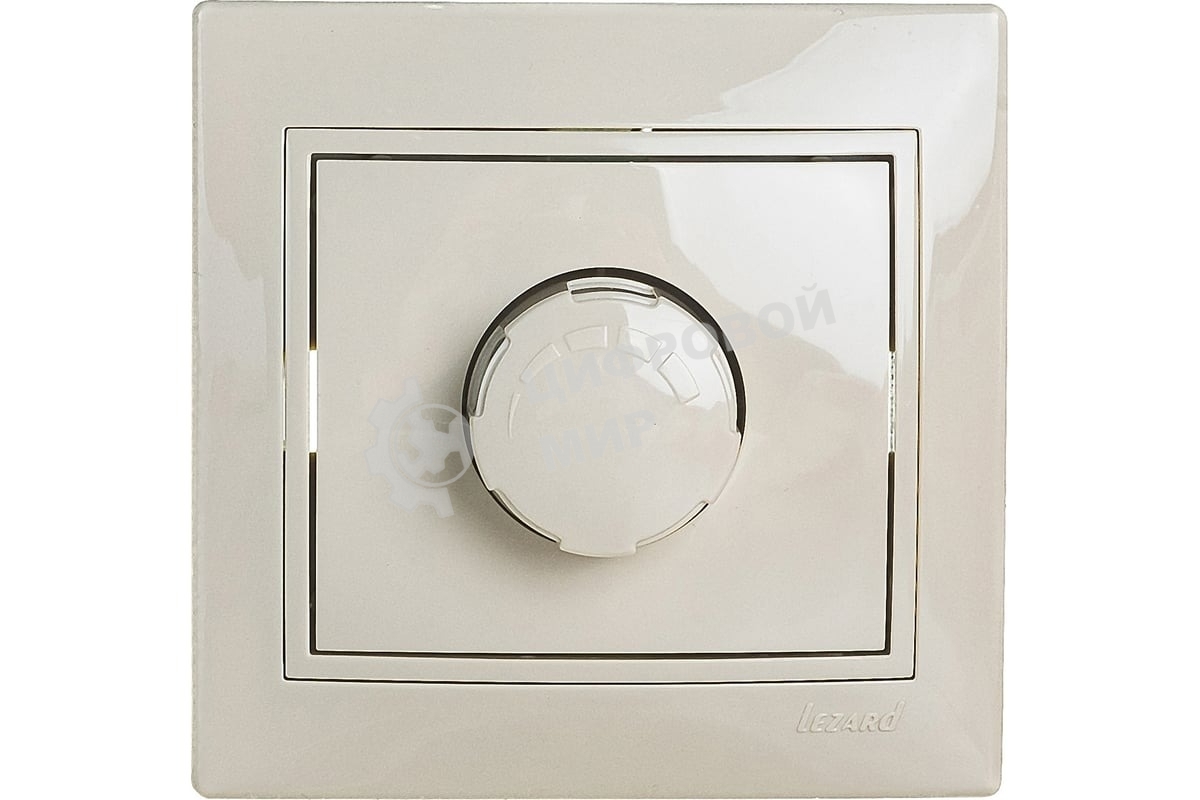 Светорегулятор СП 800 Вт Мира крем/крем. Lezard 701-0303-115