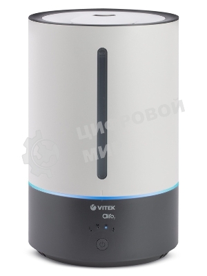 Увлажнитель воздуха Vitek VT-2346(MC) белый/серый, 30 м², 5 л